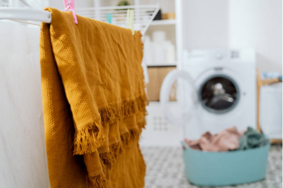 Dry the blankets.