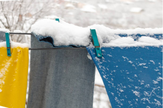 Winter Blanket Cleaning and Drying Process