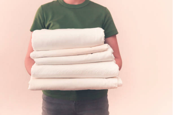 Bamboo fiber blanket with natural antibacterial properties