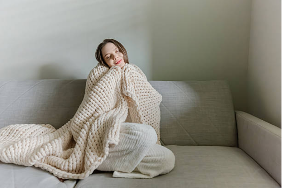 blanket providing emotional comfort for solo living at night