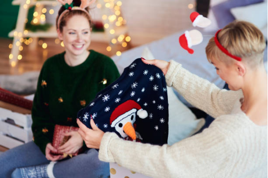 cozy blanket creating warmth during Christmas night