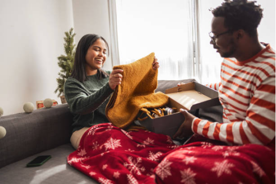 Blankets bring warmth and care to family and friends as holiday gifts.